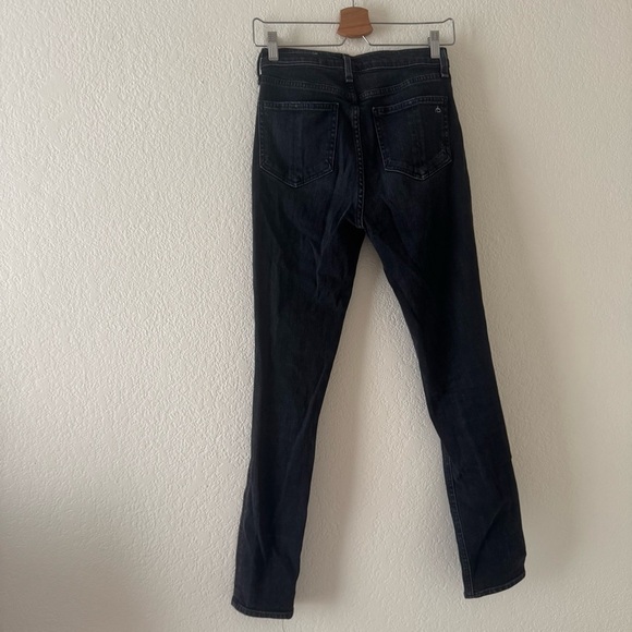 rag & bone JEAN High-Rise Distressed Ankle Skinny Jeans - Picture 6 of 10
